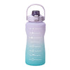 2L Large Capacity Water Bottle Straw Cup